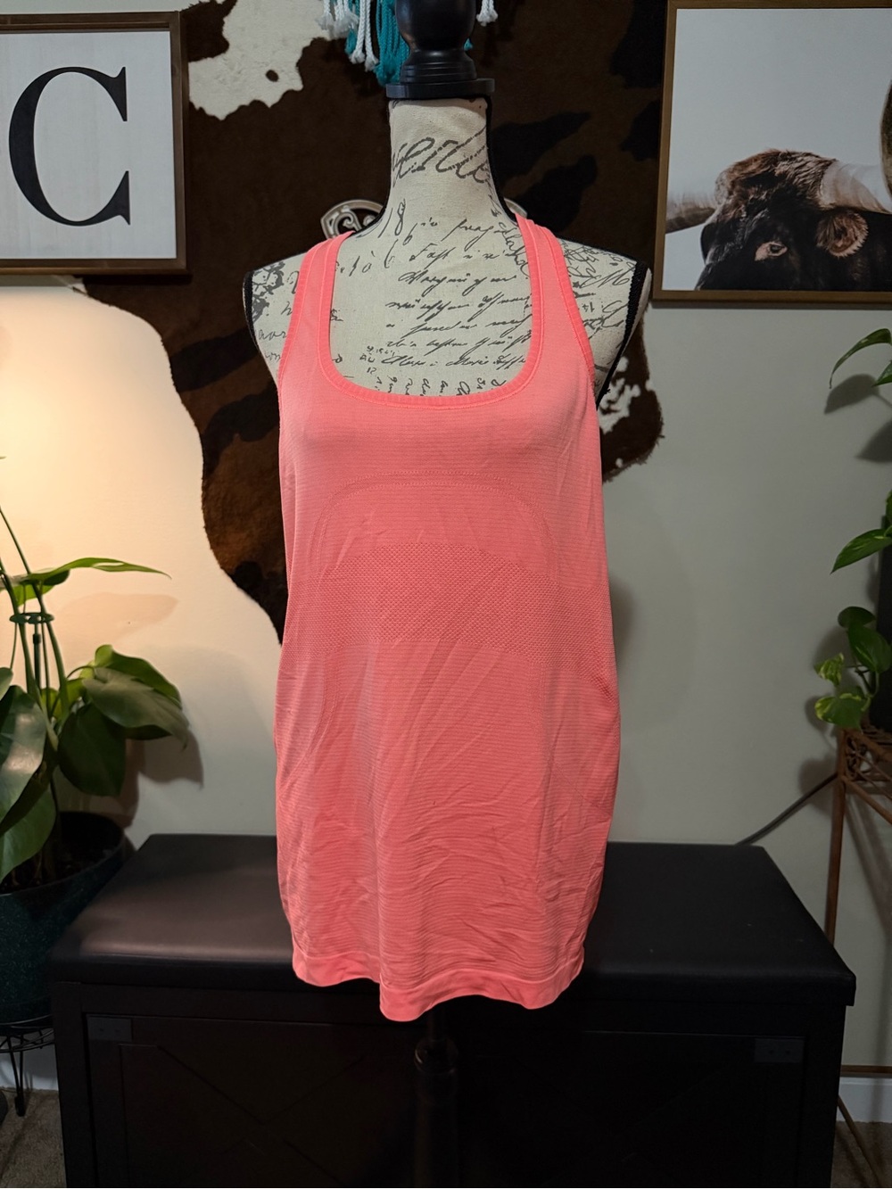 lululemon athletica Coral Racerback Performance Tank